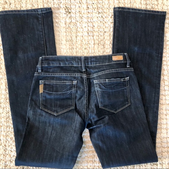 NWOT SZ 28 Paige Benedict Canyon Dark Wash Jeans - Picture 2 of 8